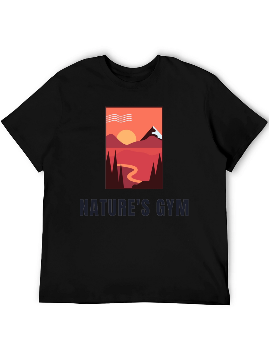 Natures Gym Graphic Tee - Outdoor Adventure Shirt