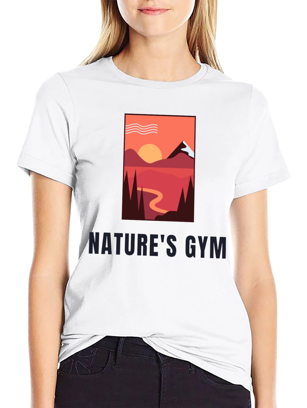 Natures Gym Graphic Tee - Outdoor Adventure Shirt