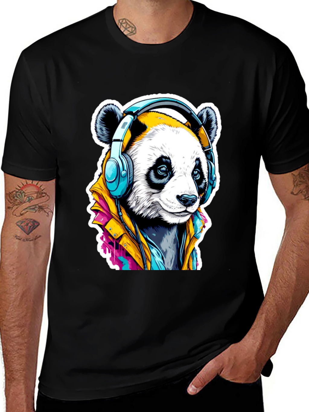 Cool Panda Graphic Tee