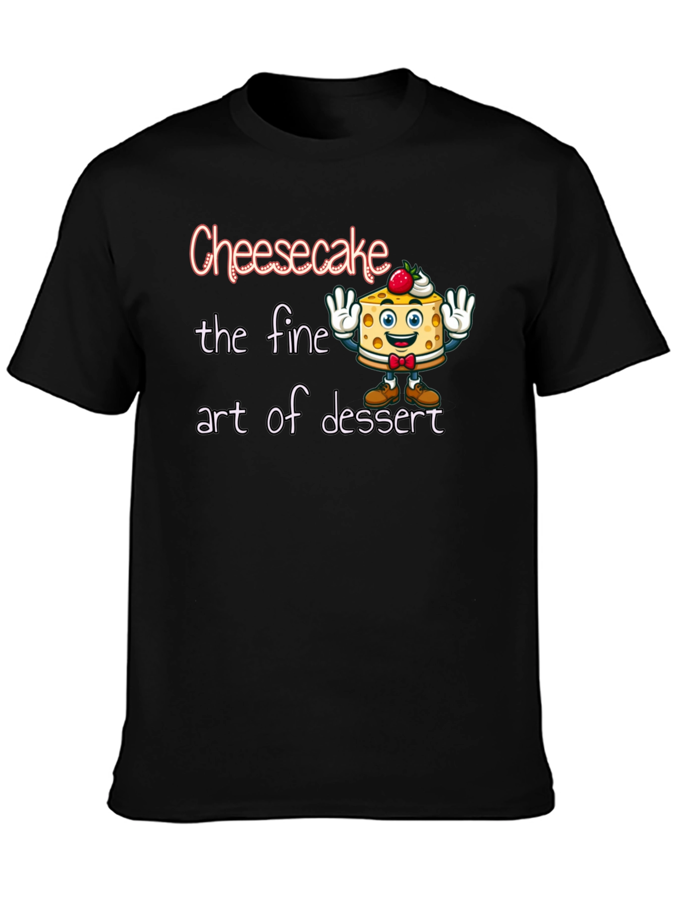 Cheesecake Dessert Art Graphic T-Shirt