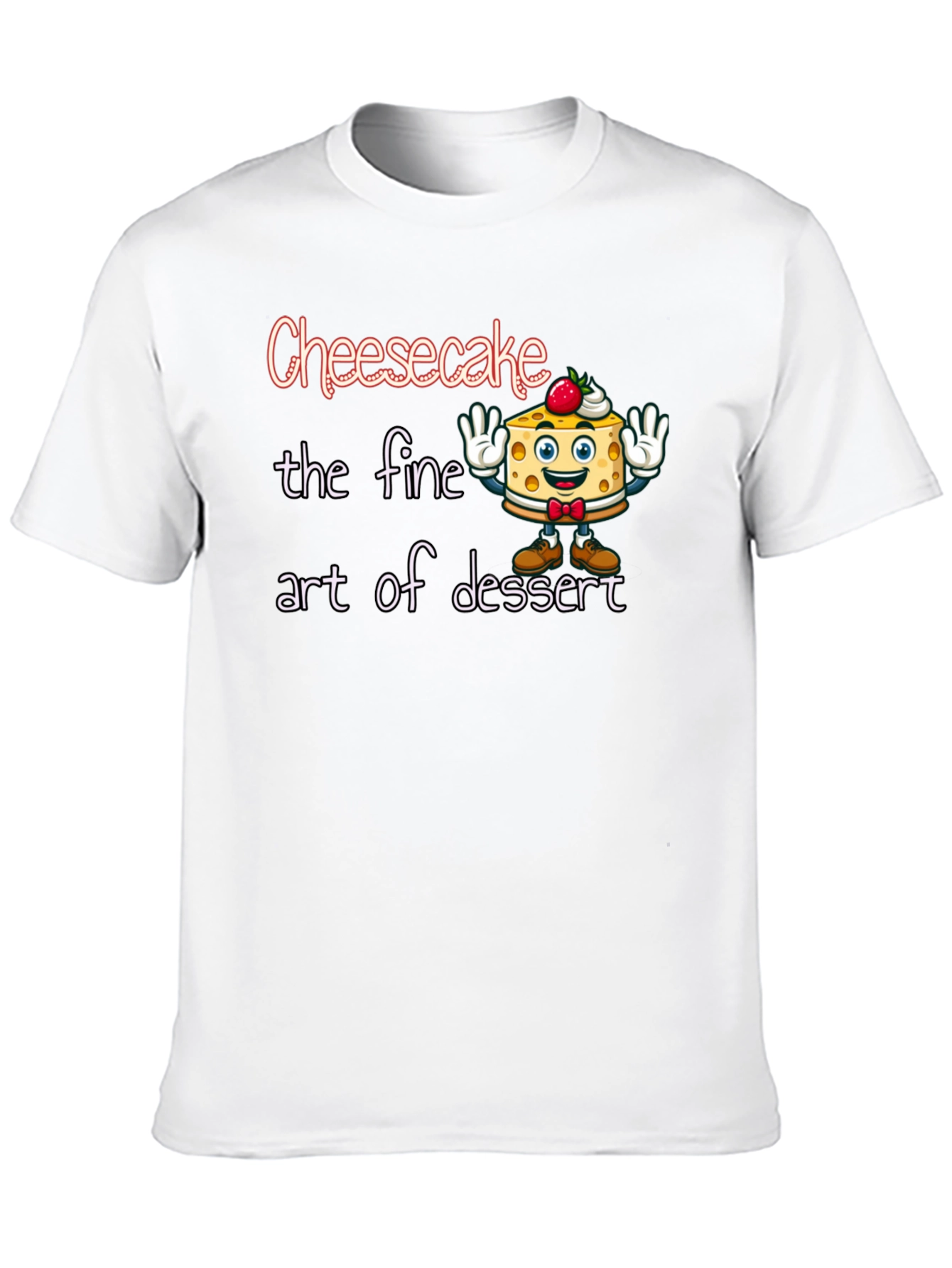 Cheesecake Dessert Art Graphic T-Shirt