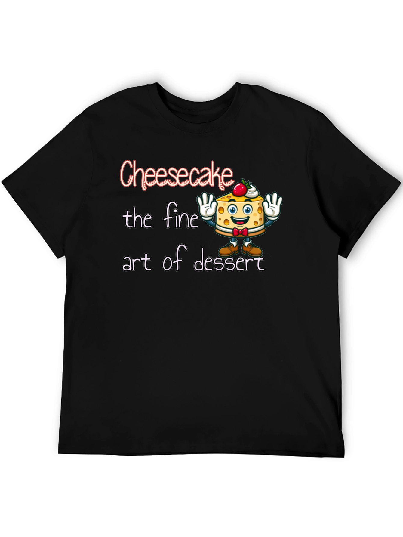 Cheesecake Dessert Art Graphic T-Shirt