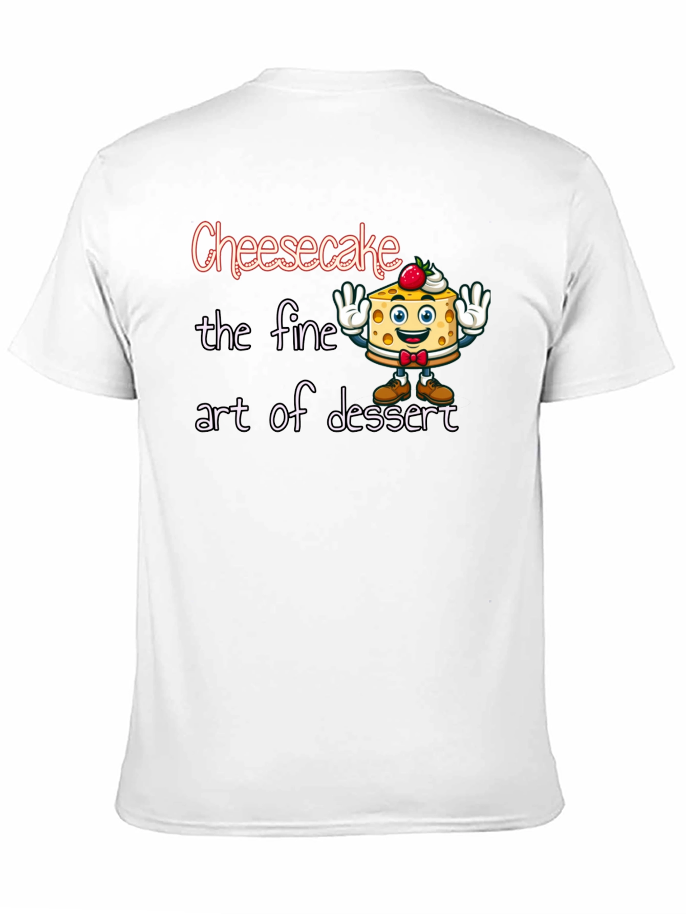 Cheesecake Dessert Art Graphic T-Shirt