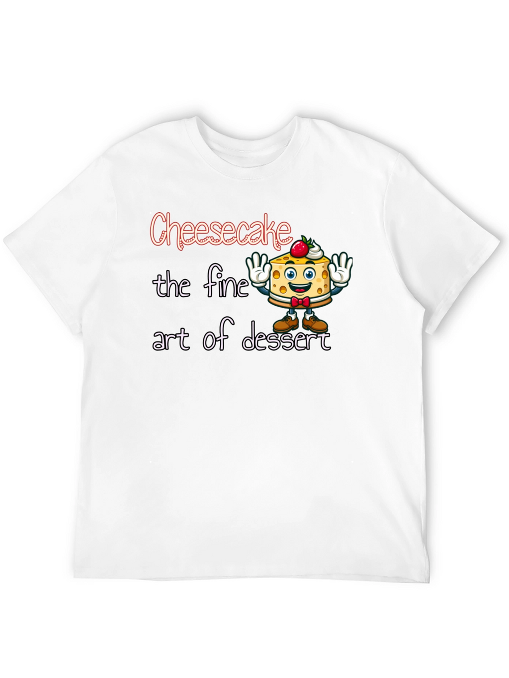 Cheesecake Dessert Art Graphic T-Shirt