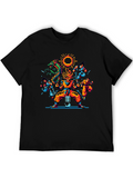 Retro 8-Bit Anime Graphic T-Shirt