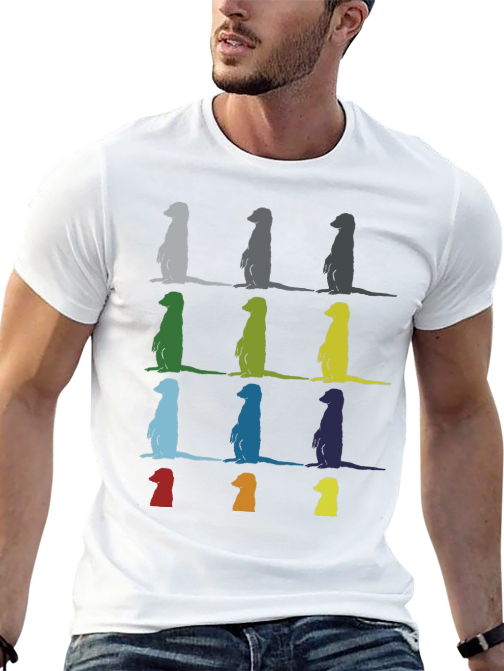 Meerkat Pop Art T-Shirt - Unique Graphic Tee