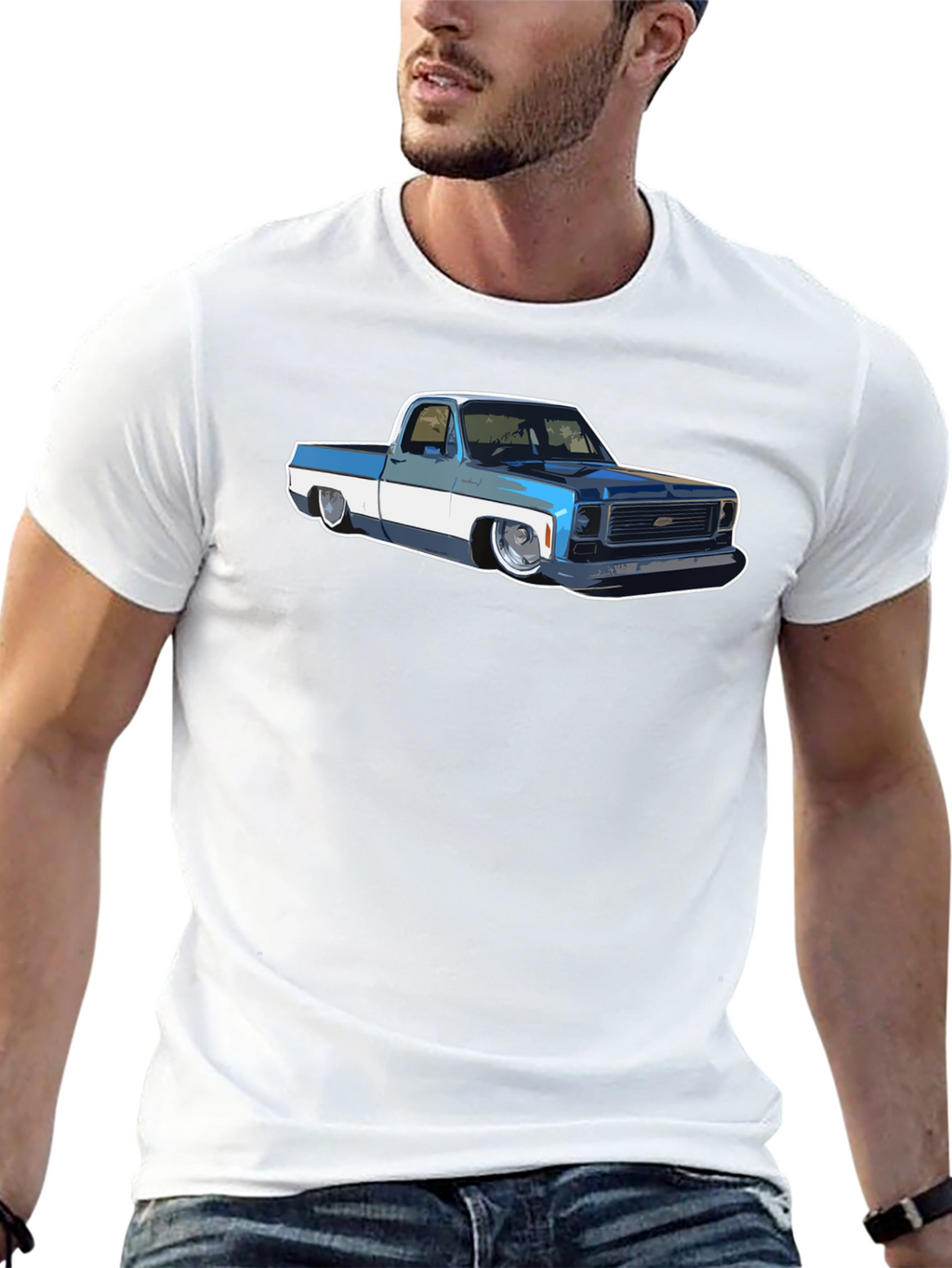 Classic Truck Graphic Tee - Retro Automotive Style