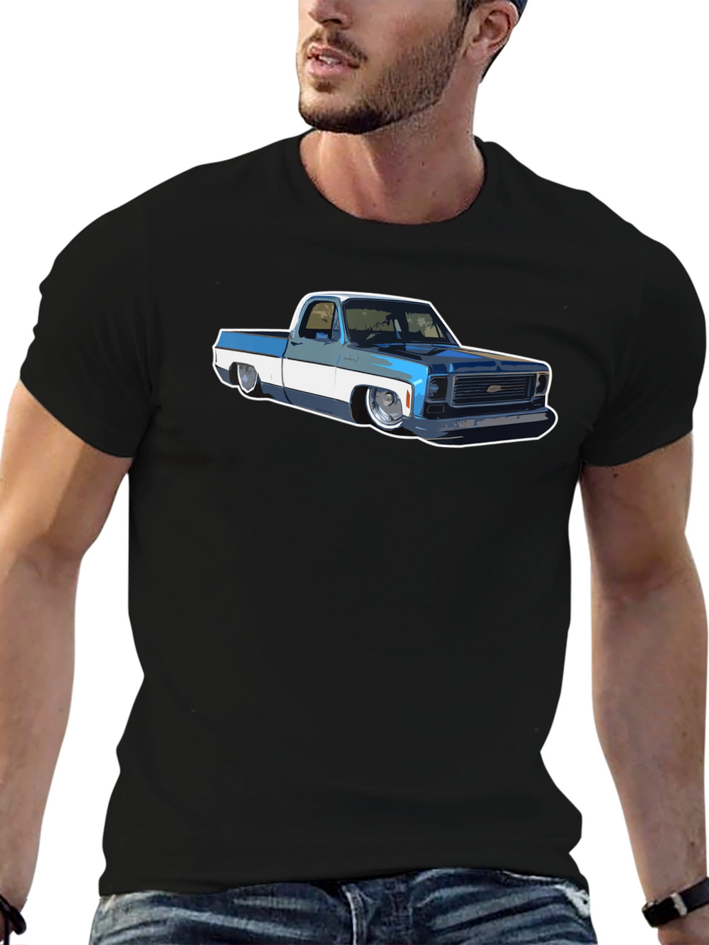 Classic Truck Graphic Tee - Retro Automotive Style