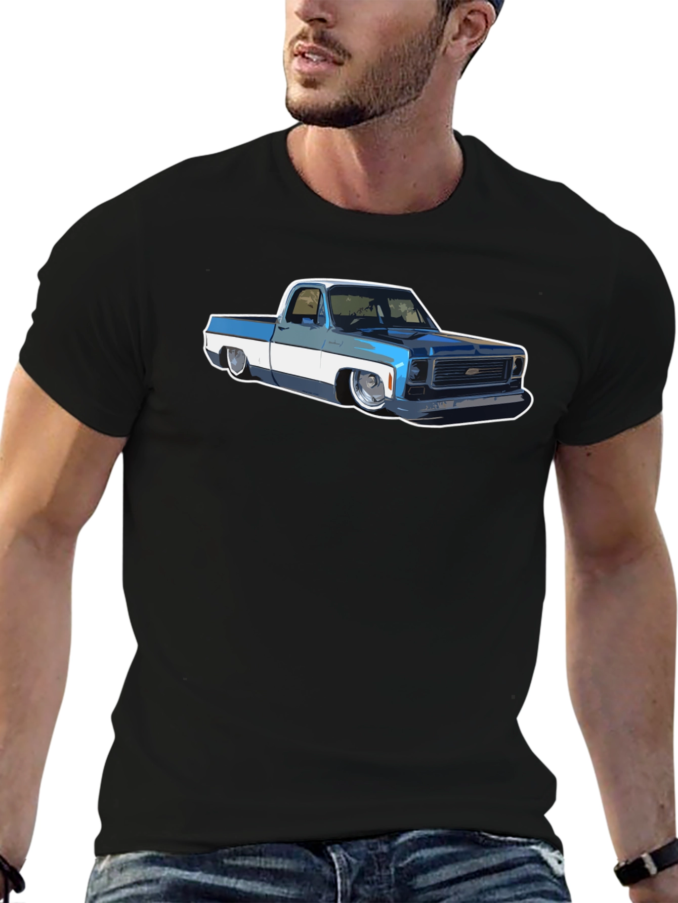 Classic Truck Graphic Tee - Retro Automotive Style