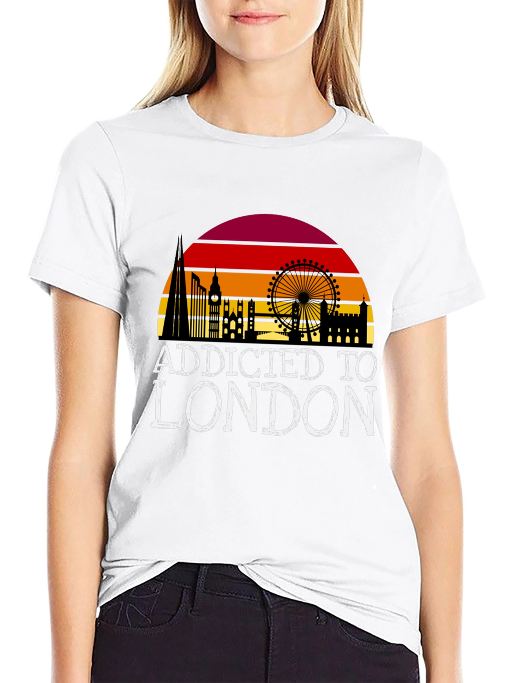 Addicted to London Black T-Shirt