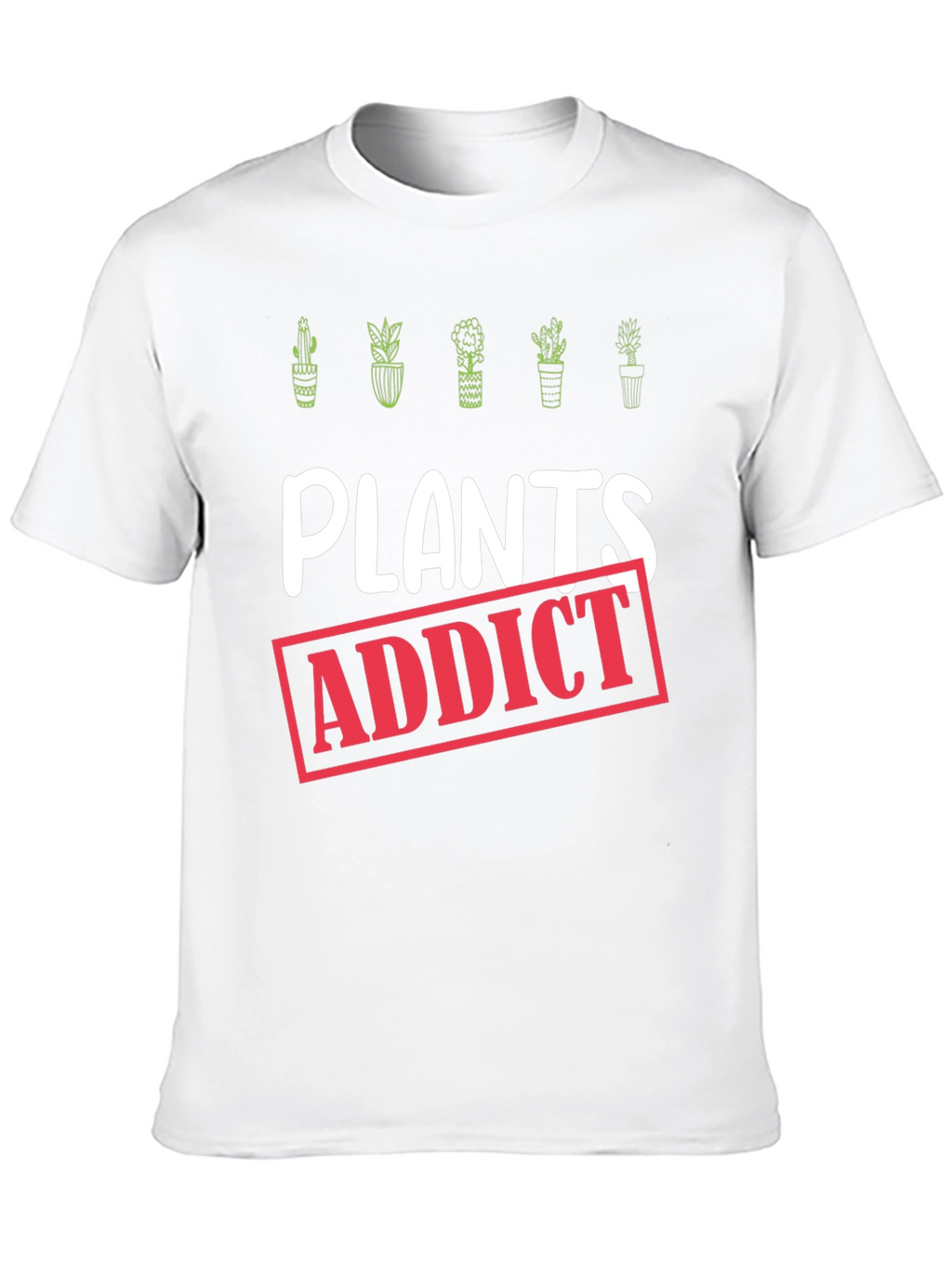 Plants Addict Black Graphic Tee
