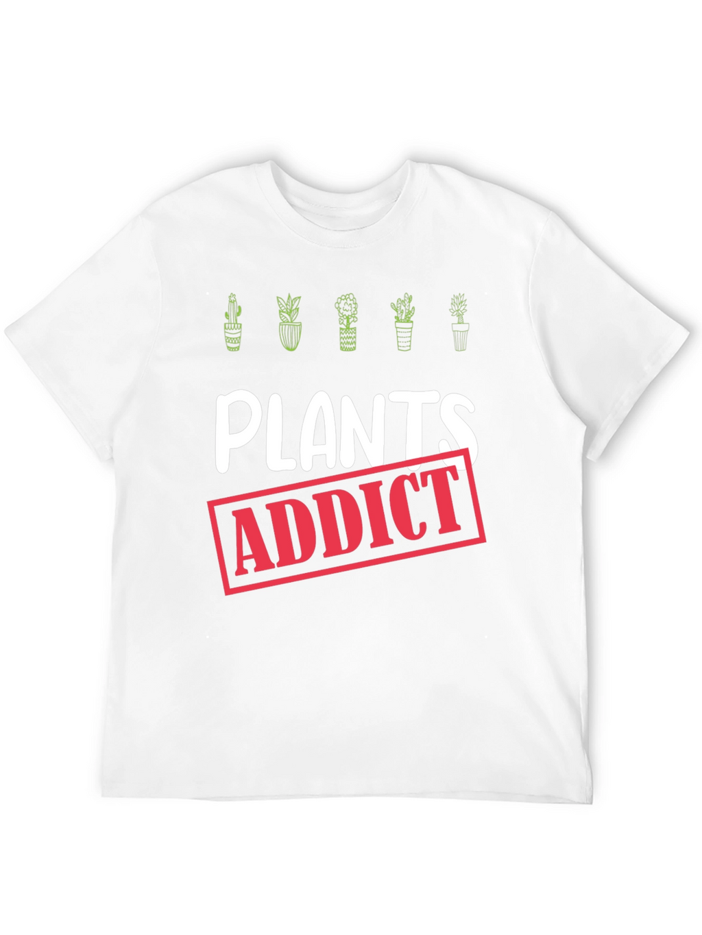 Plants Addict Black Graphic Tee