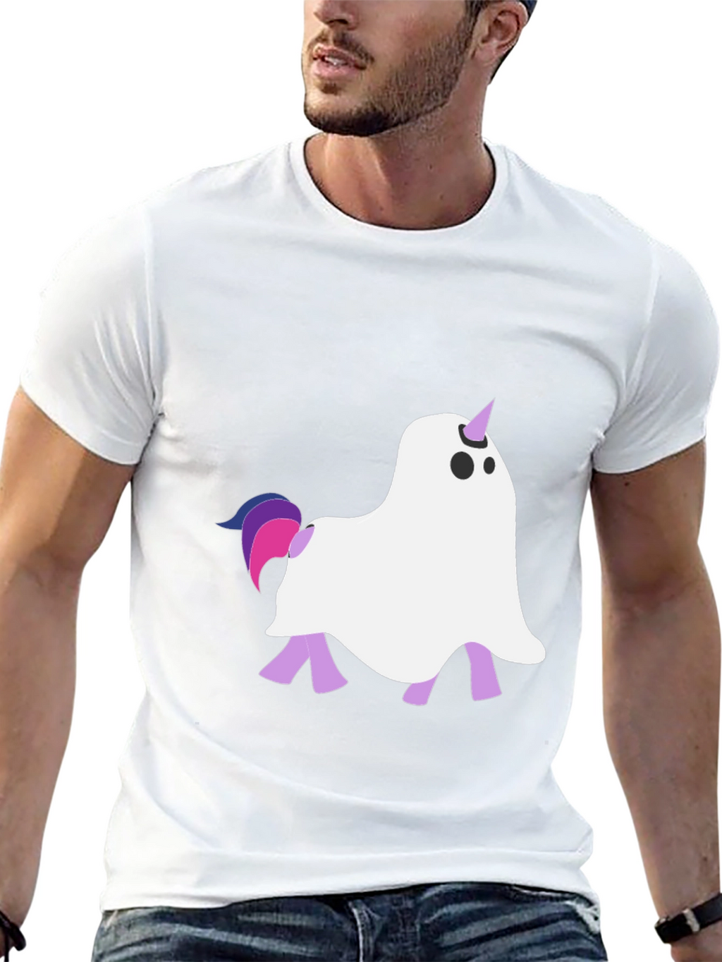 Ghost Unicorn Graphic Tee