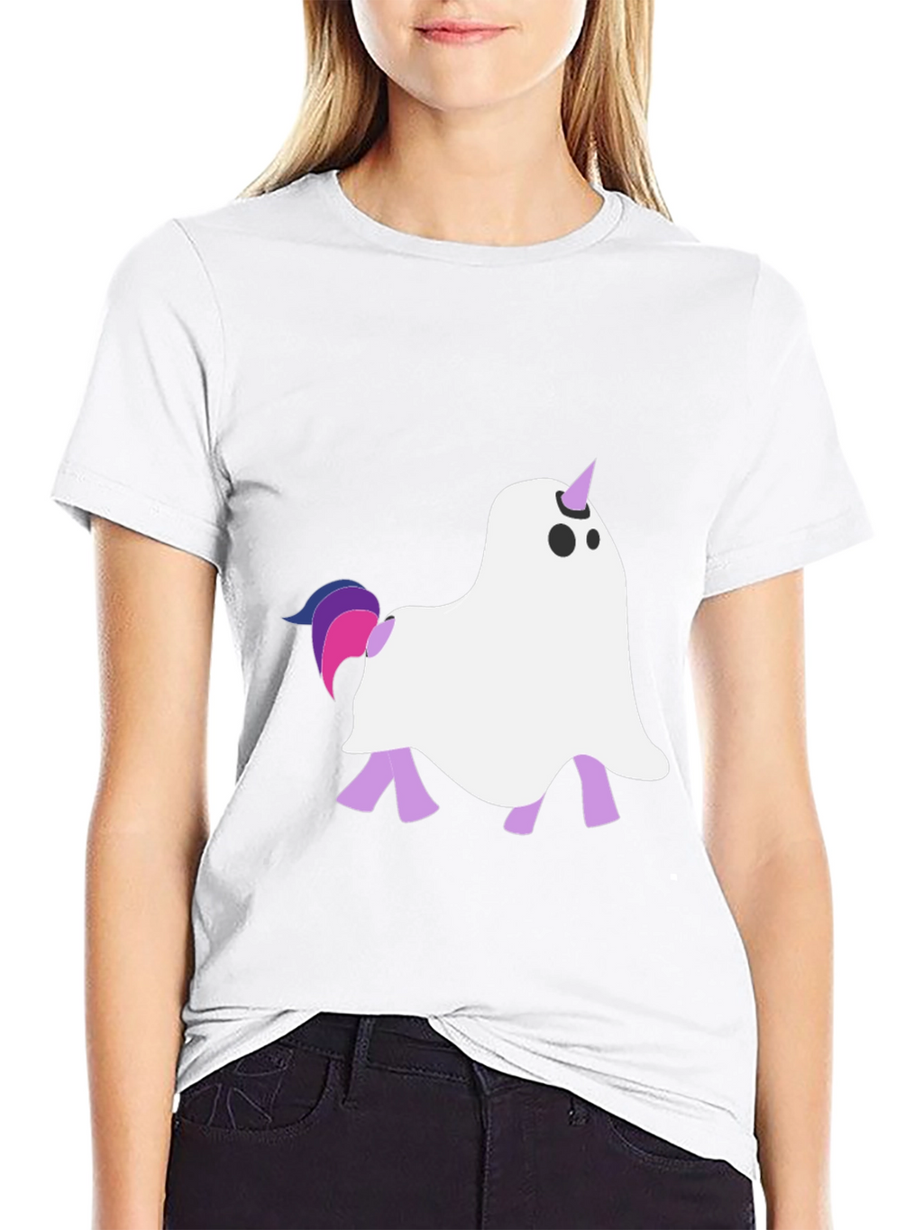 Ghost Unicorn Graphic Tee