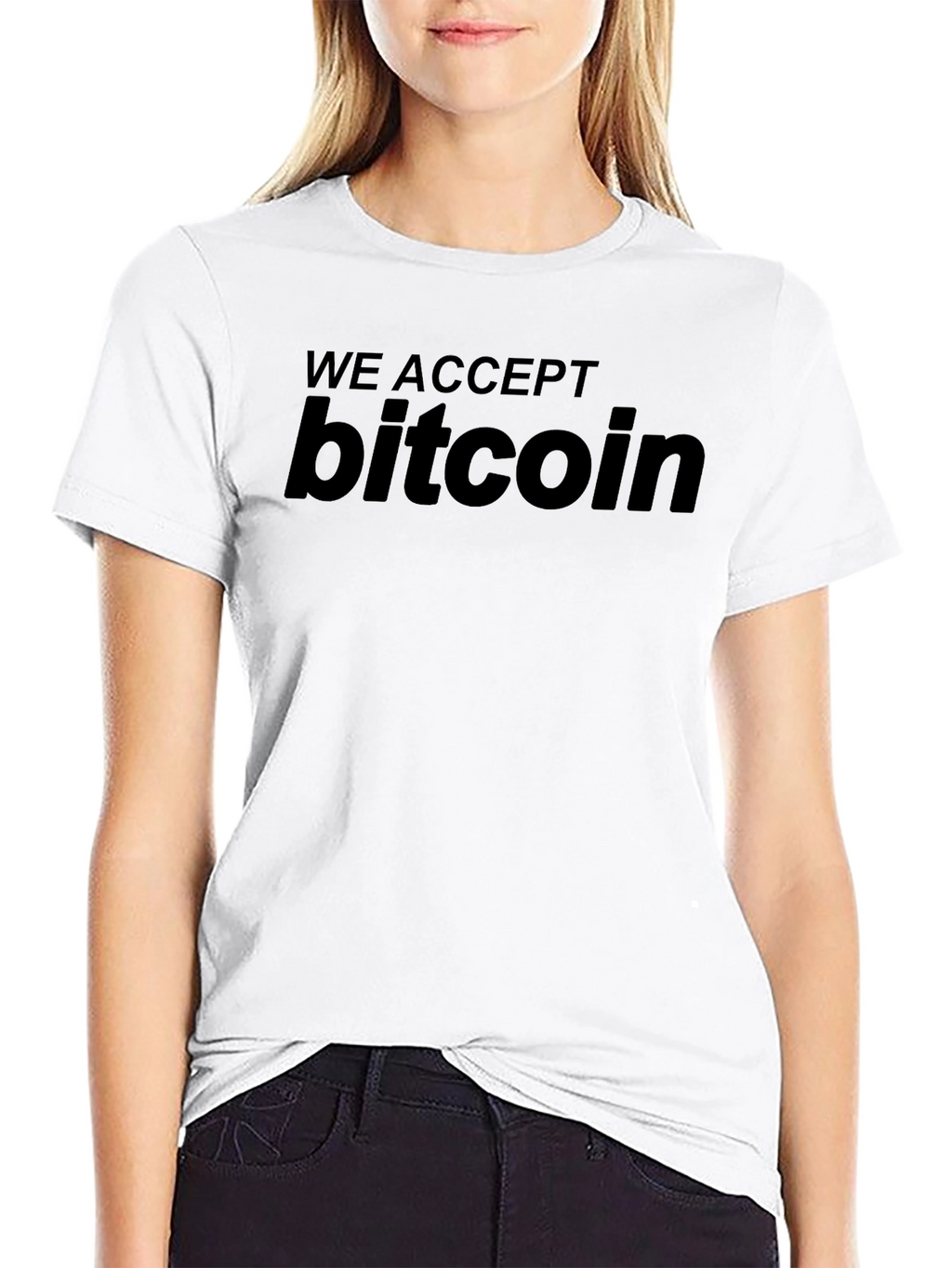 We Accept Bitcoin T-Shirt - Crypto Currency Tee