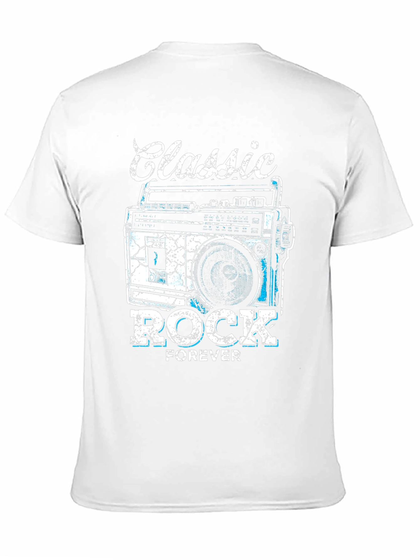 Classic Rock Forever Tee - Retro Boombox Graphic