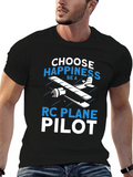 RC Plane Pilot Graphic Tee - Choose Happiness!