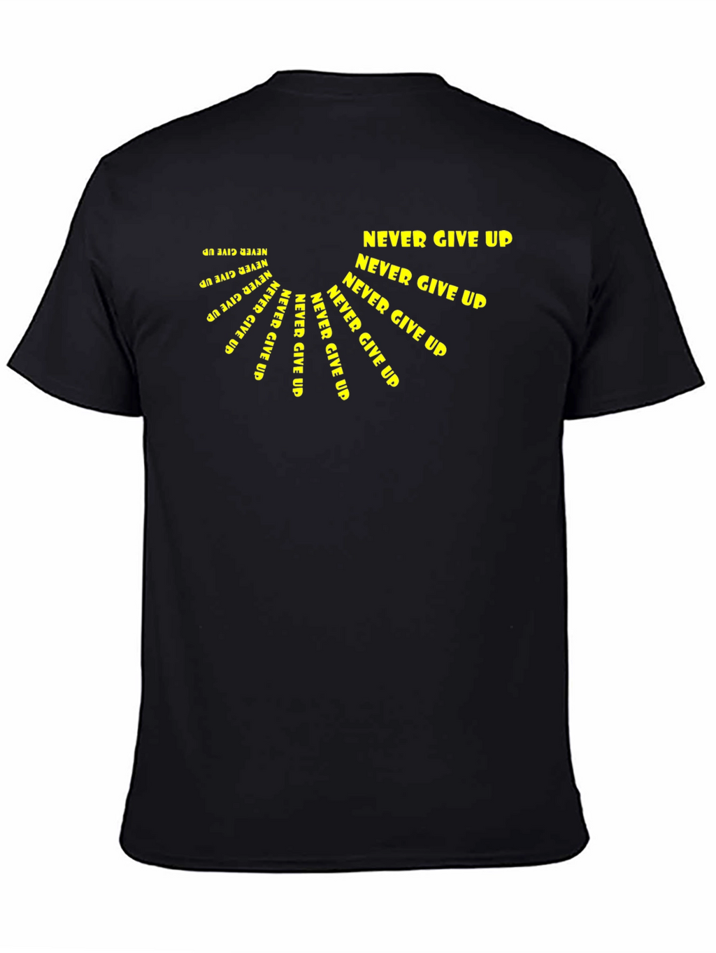 Never Give Up Graphic Tee - Motivational Design
