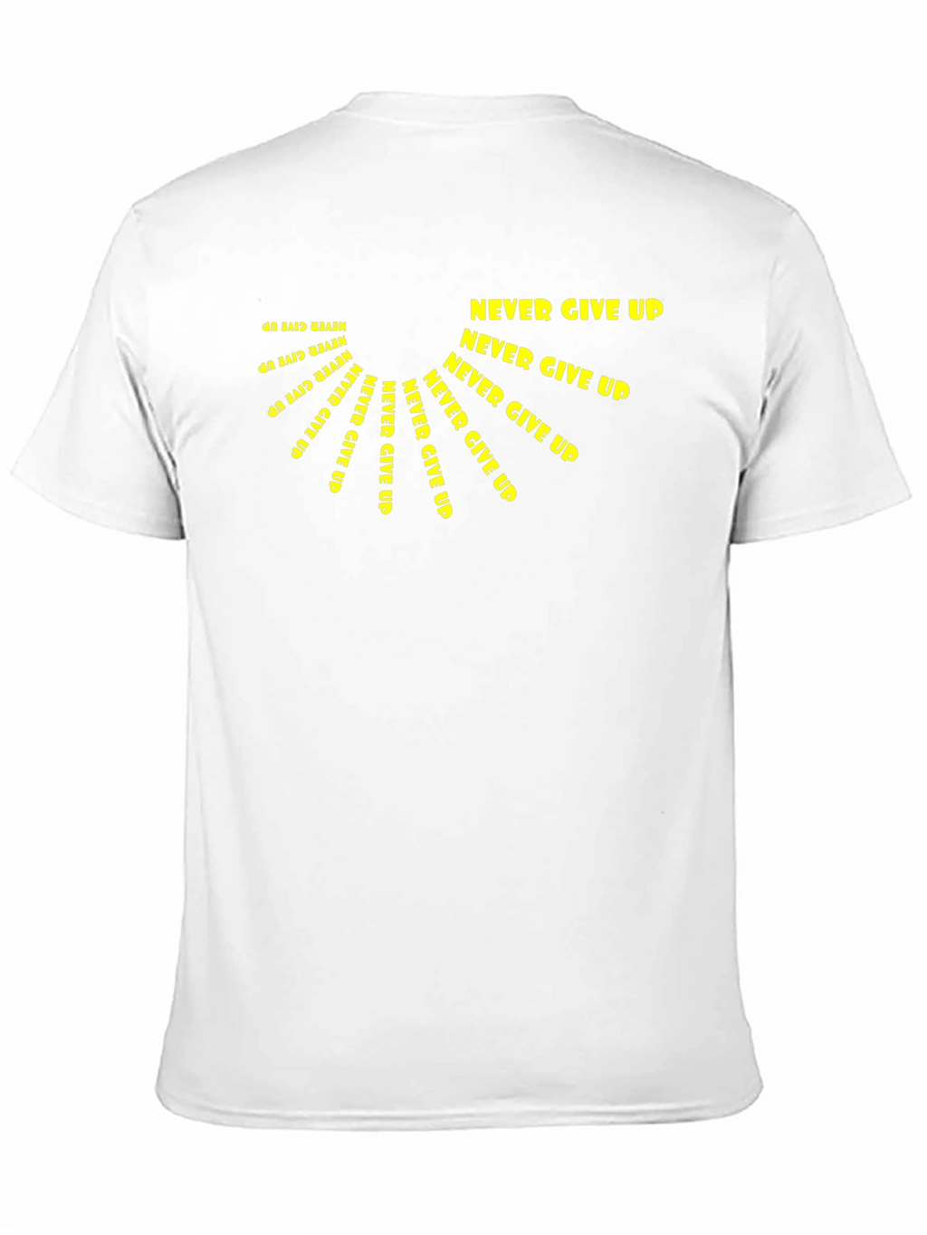 Never Give Up Graphic Tee - Motivational Design