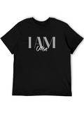 I AM Wise Graphic T-Shirt - Black Cotton Tee