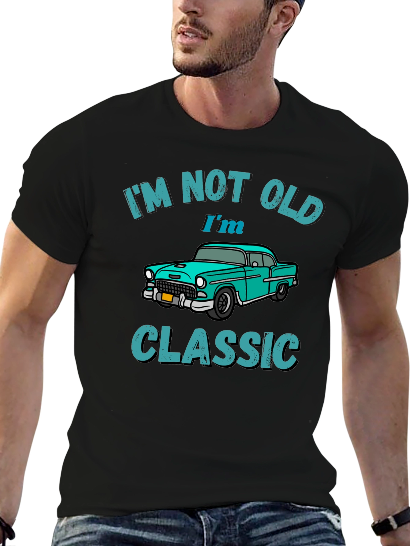Im Not Old Im Classic Car Graphic T-Shirt