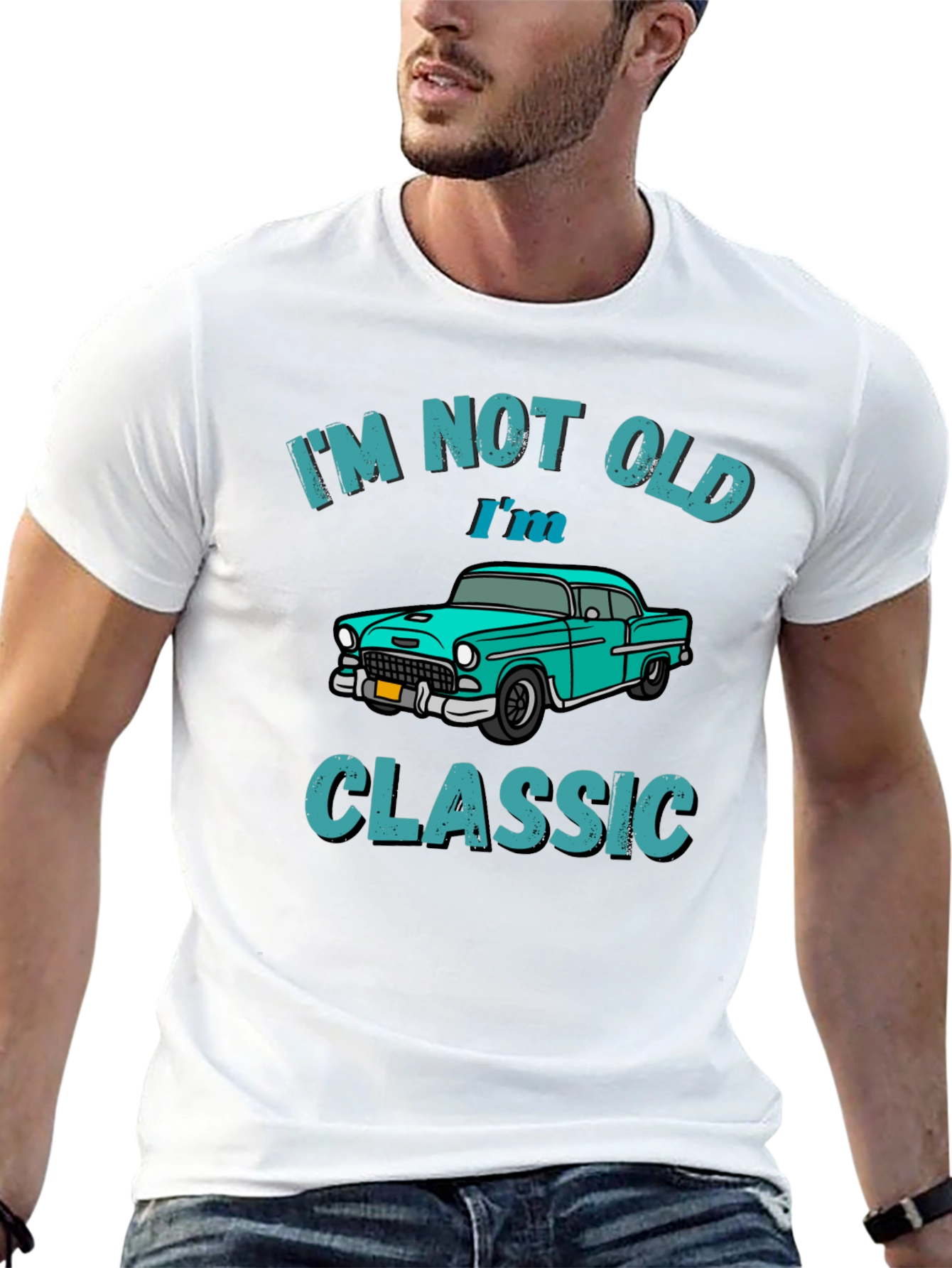 Im Not Old Im Classic Car Graphic T-Shirt