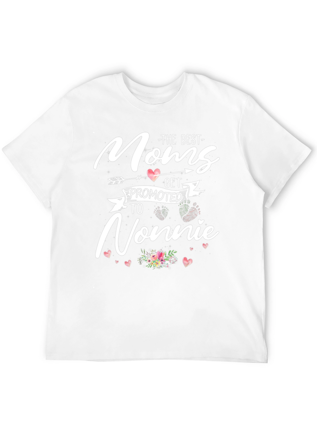 Moms Get Promoted to Nonnie Graphic T-Shirt