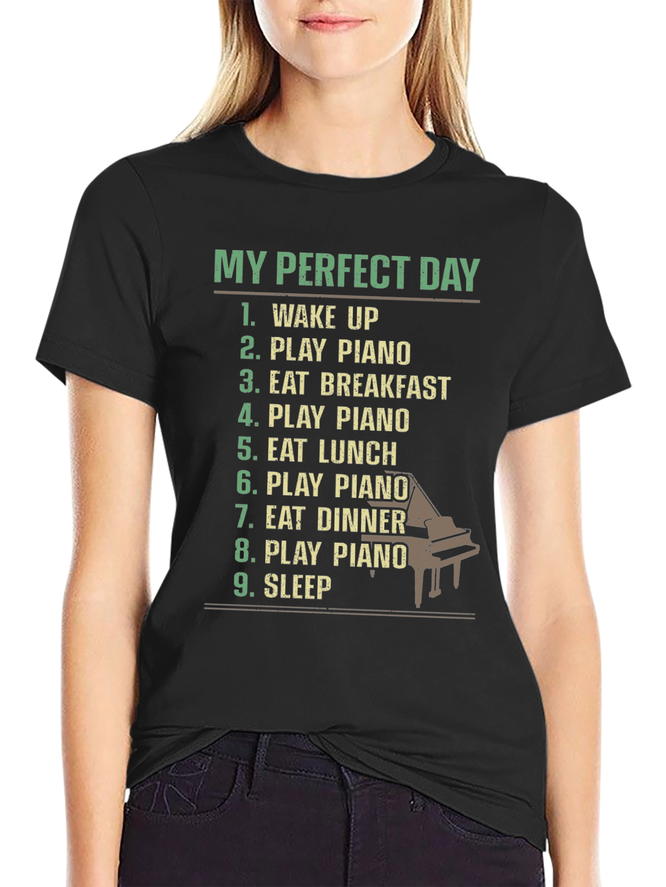 My Perfect Day Piano T-Shirt