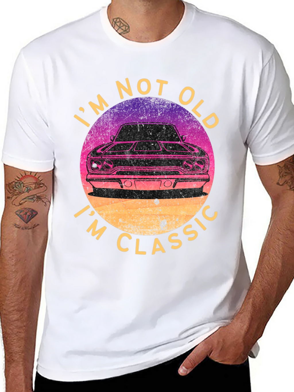 Retro Car T-Shirt: Im Not Old Im Classic Tee