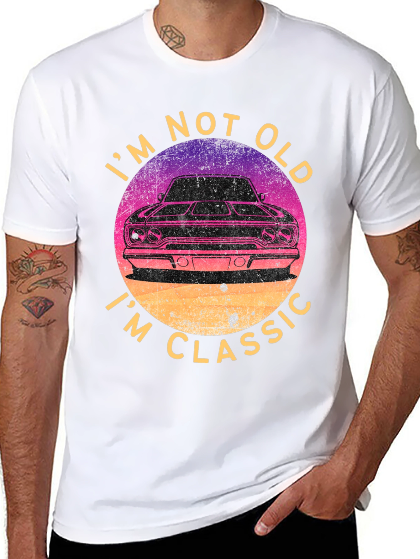 Retro Car T-Shirt: Im Not Old Im Classic Tee
