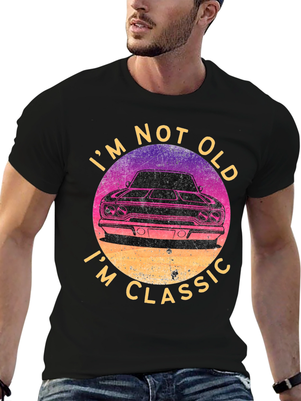 Retro Car T-Shirt: Im Not Old Im Classic Tee