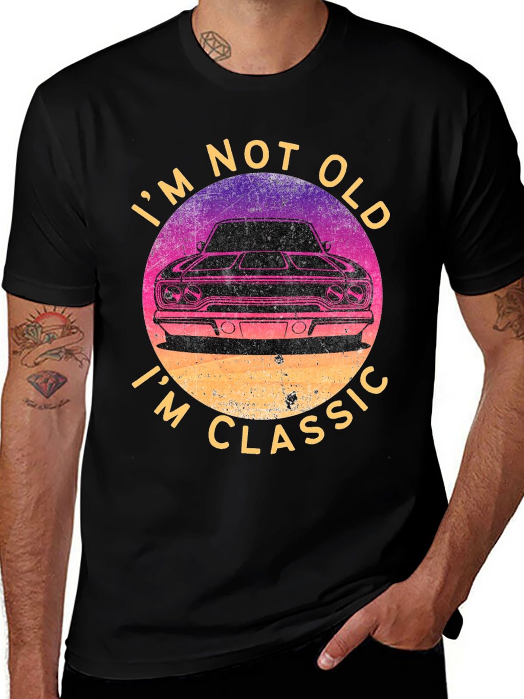 Retro Car T-Shirt: Im Not Old Im Classic Tee