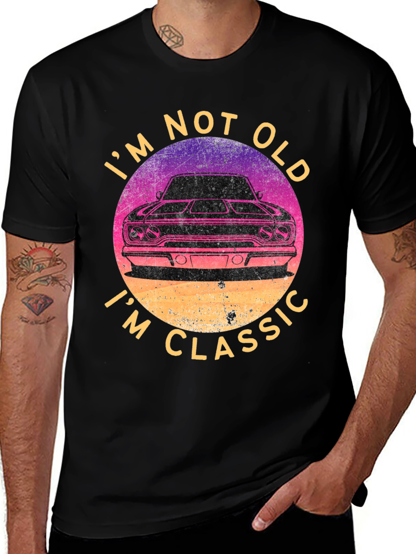 Retro Car T-Shirt: Im Not Old Im Classic Tee