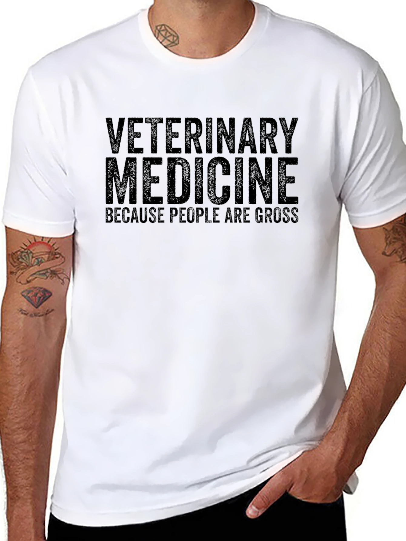 Veterinary Medicine Slogan T-Shirt
