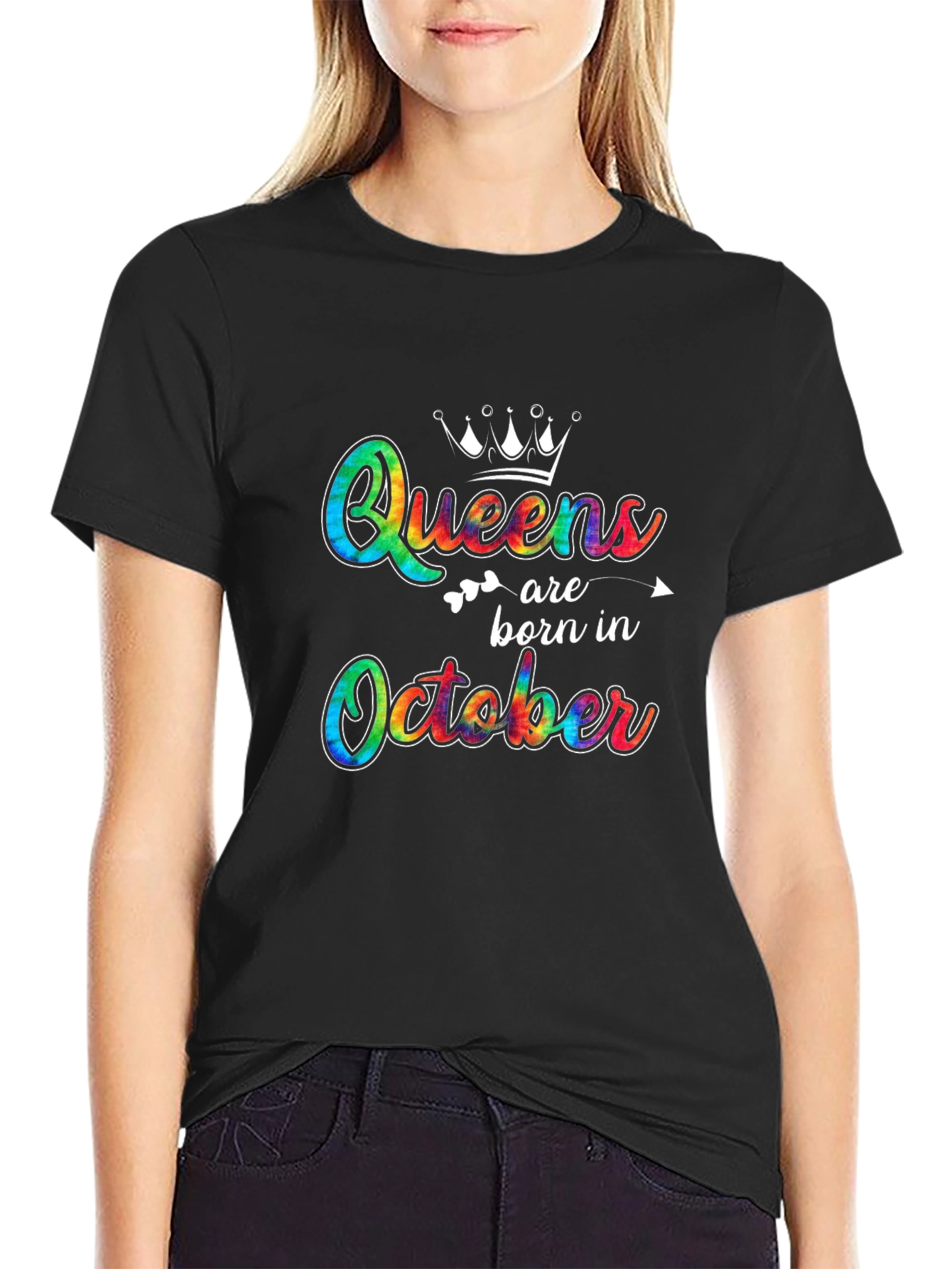 Queens Born In October T-Shirt
