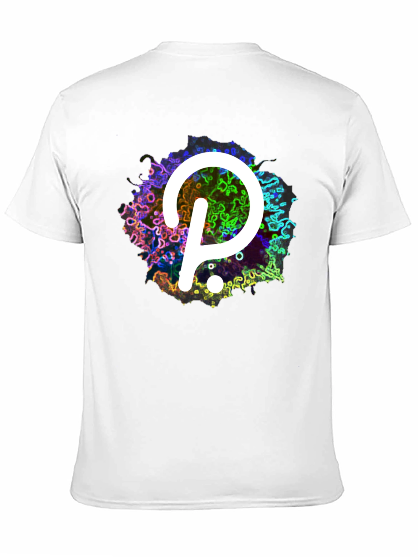 Polkadot T-Shirt - Abstract Design - Black Tee