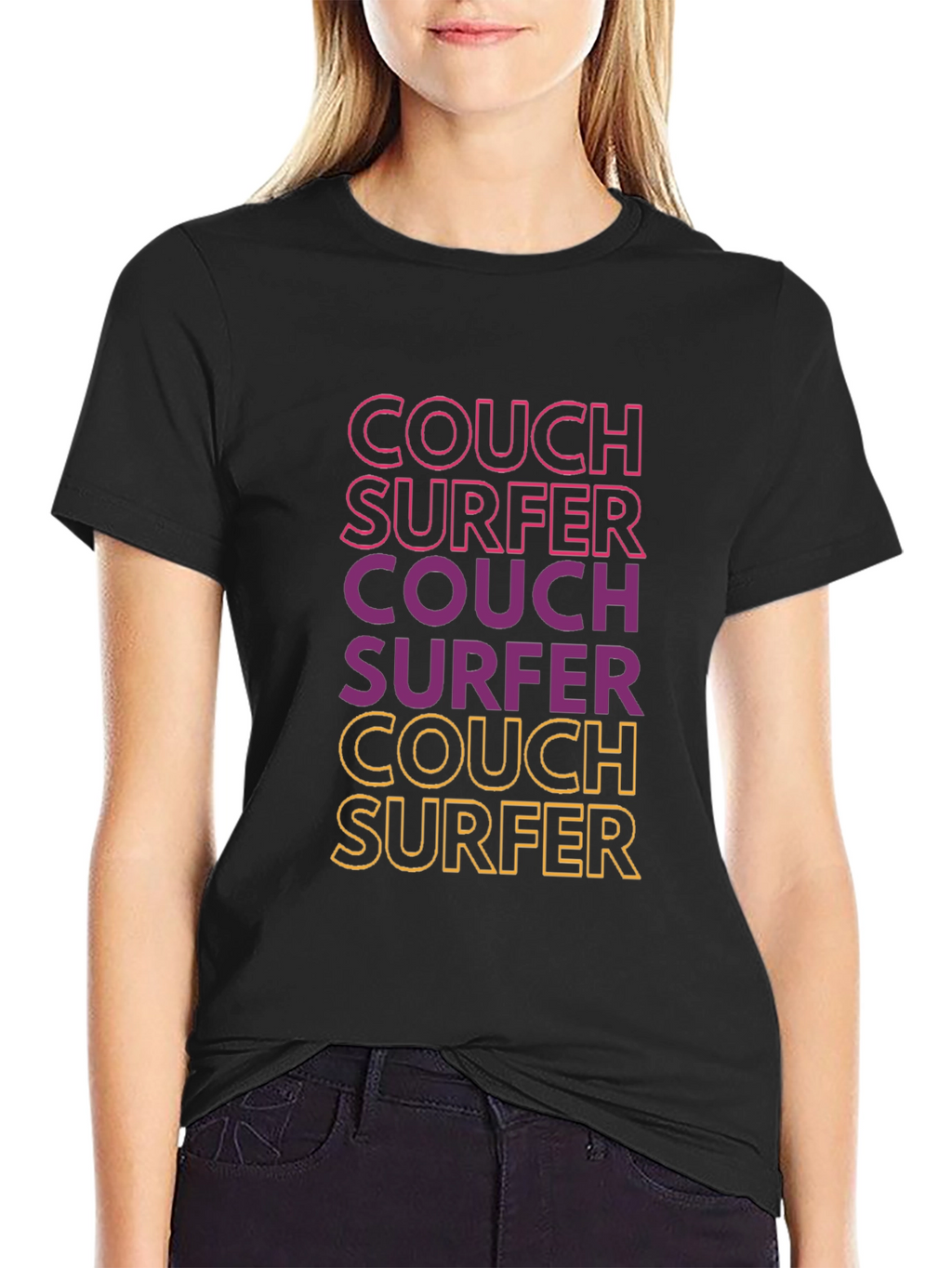 Couch Surfer Graphic Tee - Relaxed Style!