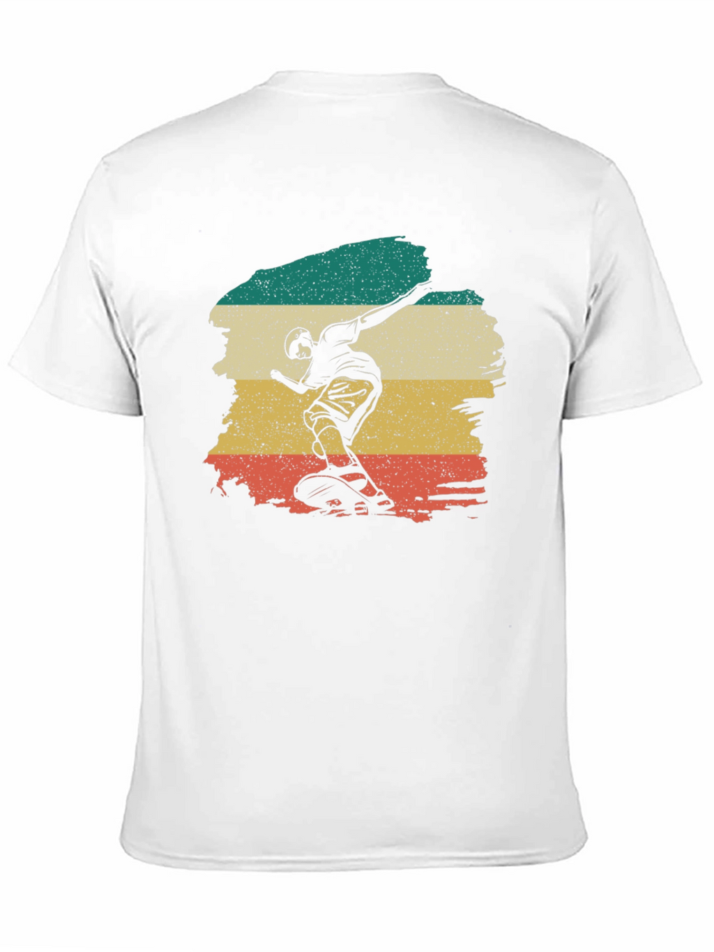 Retro Skateboarder Graphic Tee - Classic Style