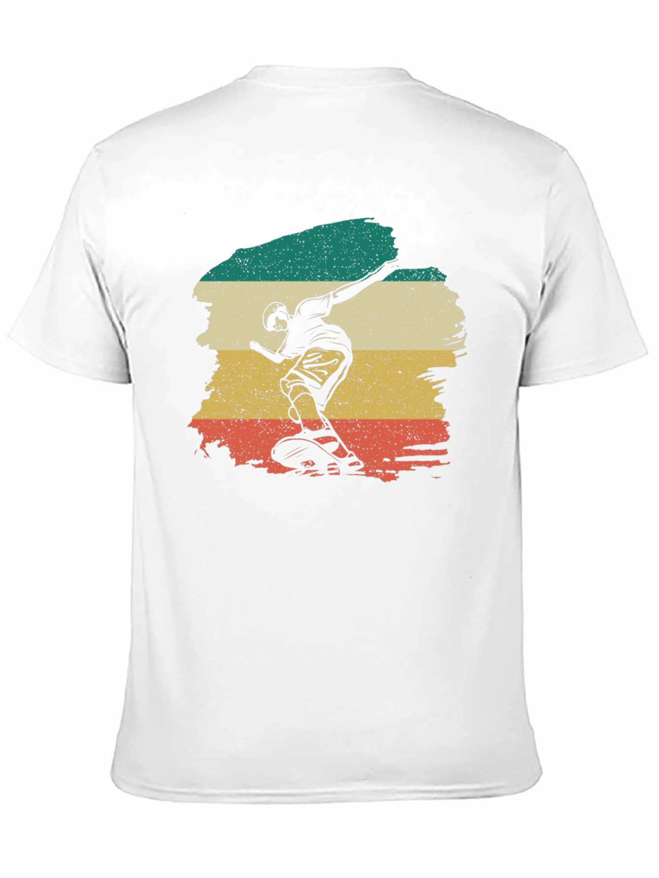 Retro Skateboarder Graphic Tee - Classic Style