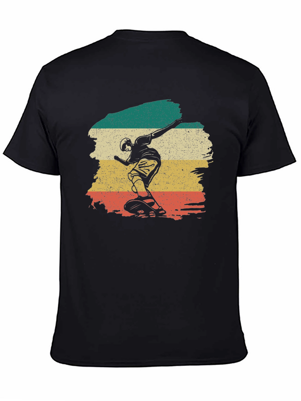 Retro Skateboarder Graphic Tee - Classic Style