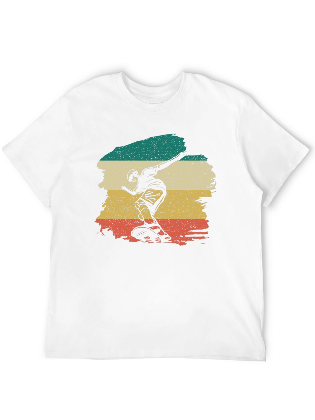Retro Skateboarder Graphic Tee - Classic Style
