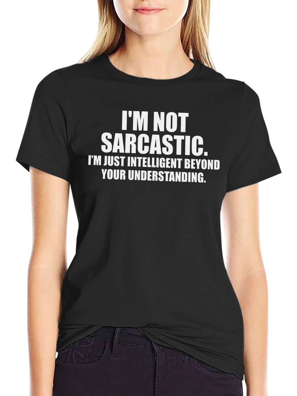 Sarcastic?  Intelligent Humor T-Shirt