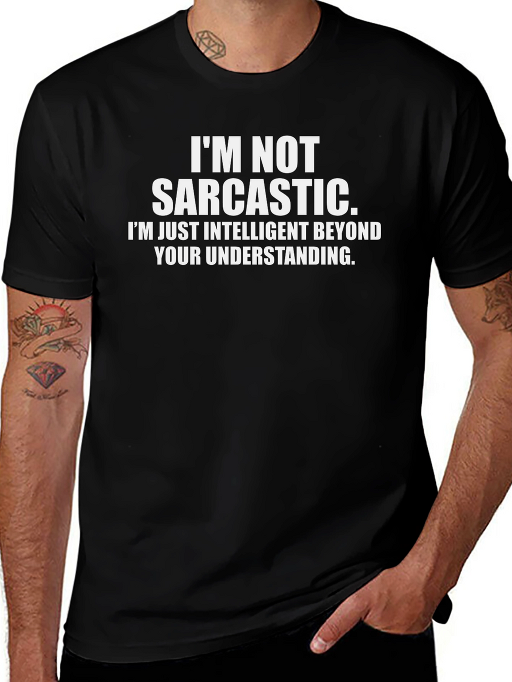 Sarcastic?  Intelligent Humor T-Shirt
