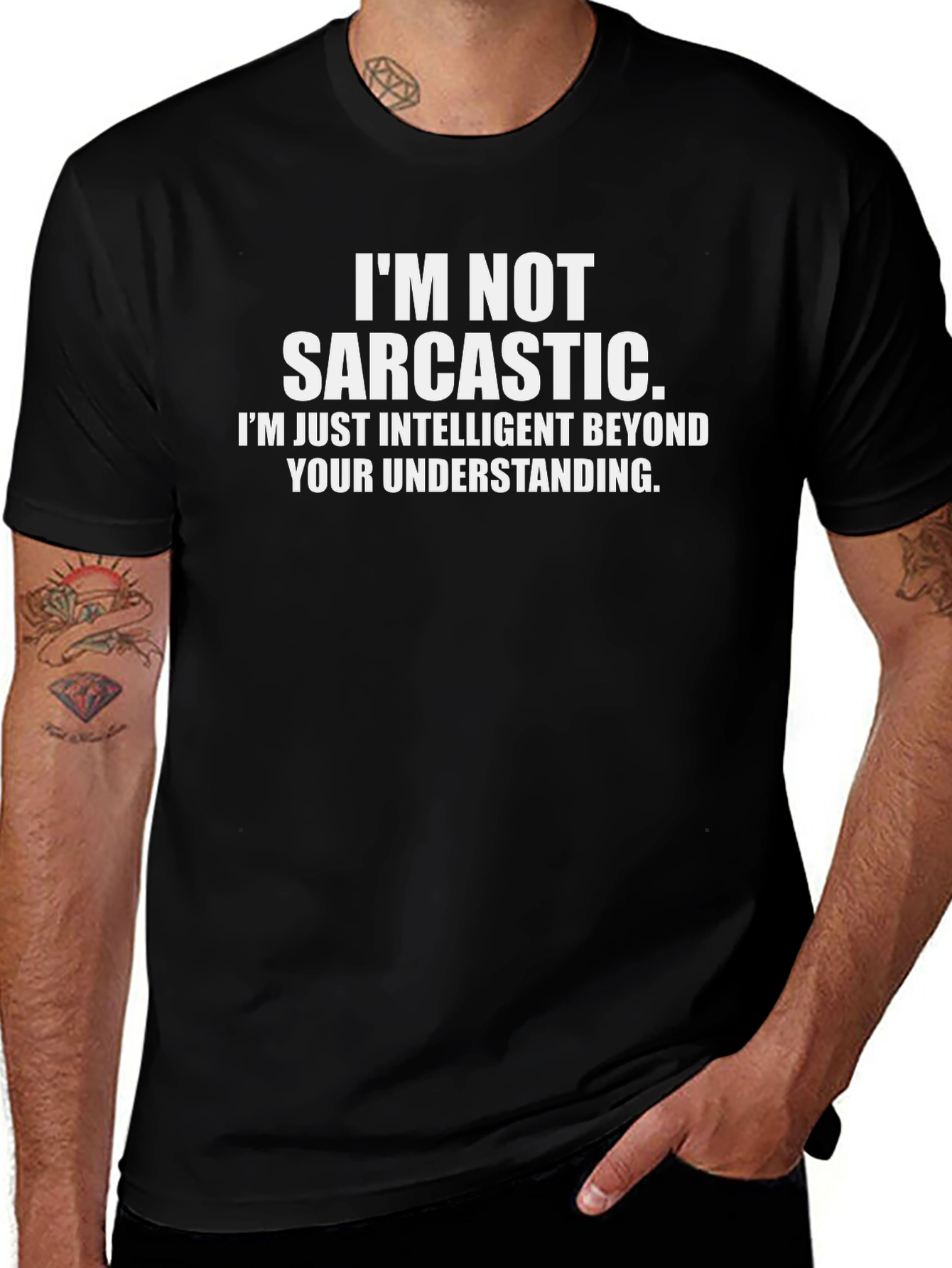 Sarcastic?  Intelligent Humor T-Shirt