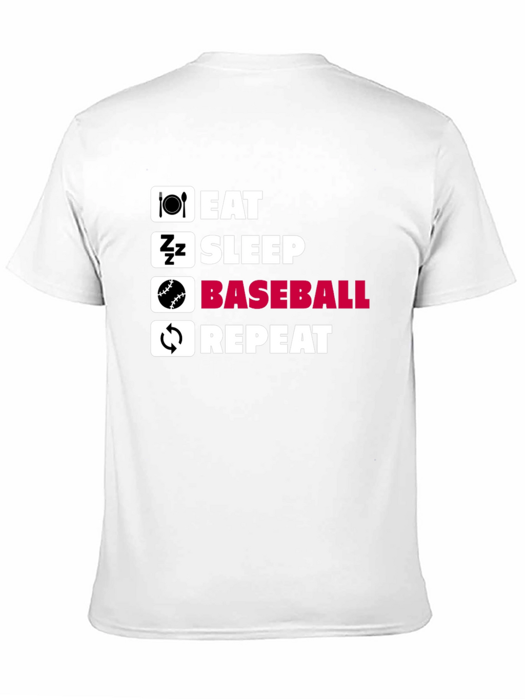 Eat Sleep Baseball Repeat T-Shirt