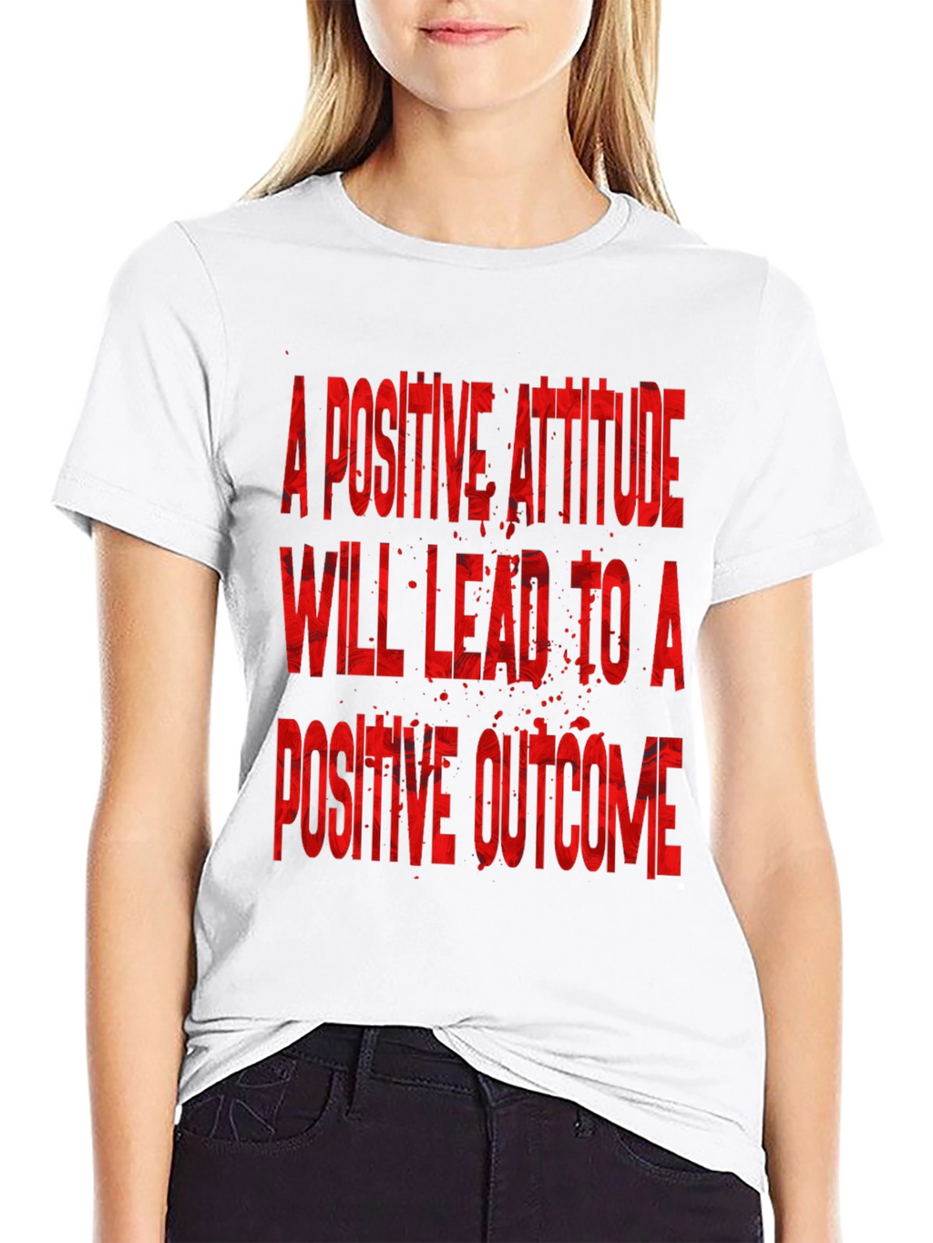 Positive Attitude Graphic Tee