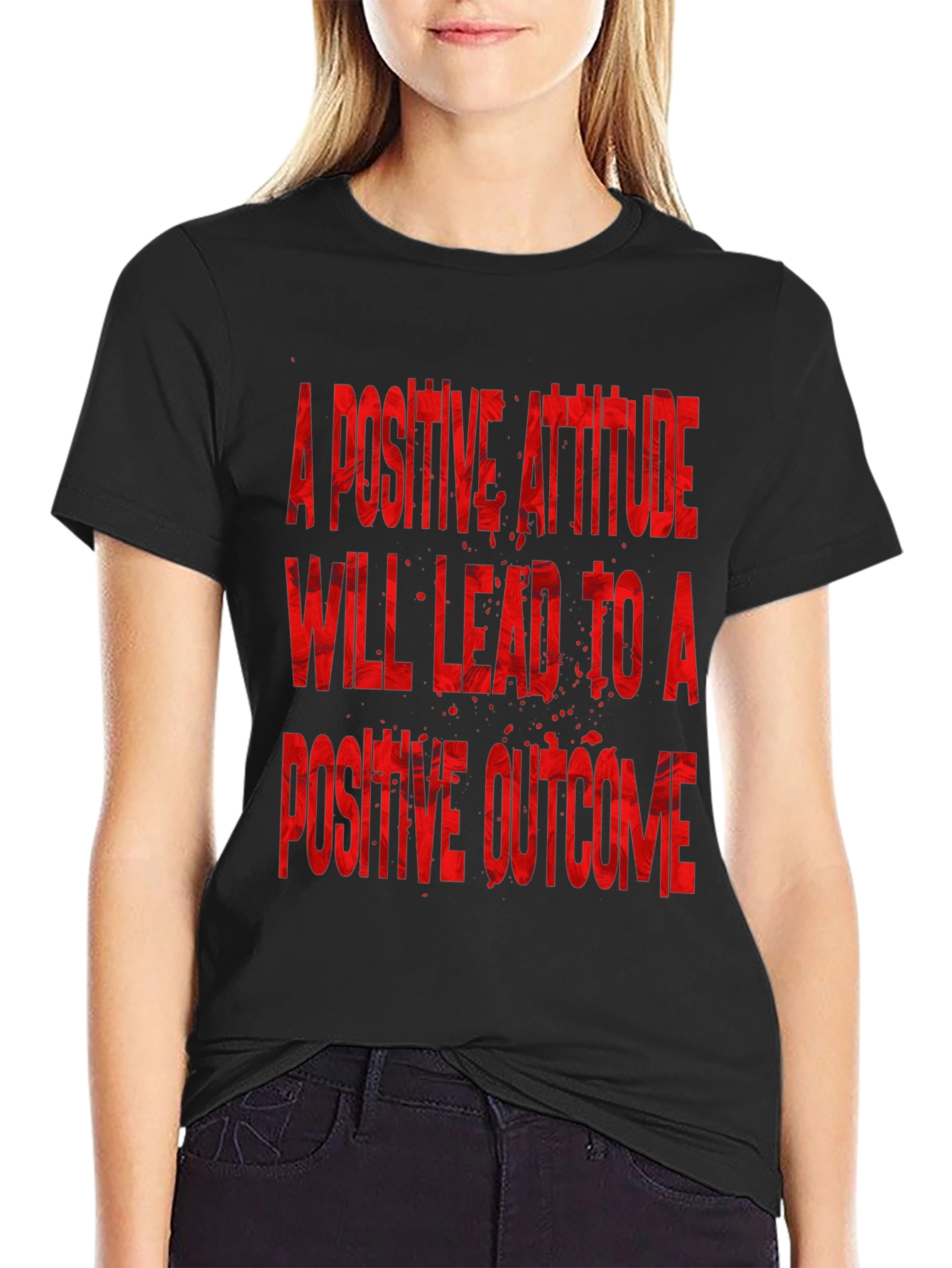 Positive Attitude Graphic Tee