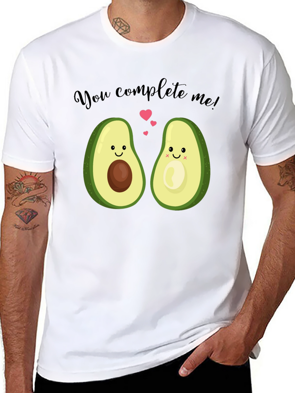 Avocado Love Matching Couple T-Shirt