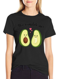 Avocado Love Matching Couple T-Shirt