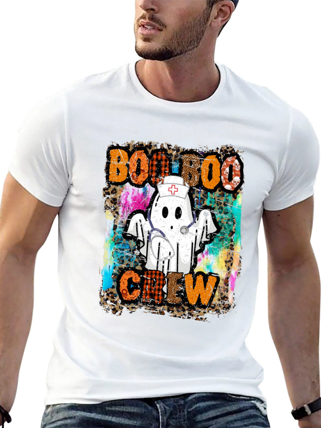 Boo Boo Crew Nurse Ghost T-Shirt